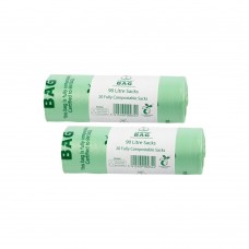 90 Litre x 40 CompostBag Compostable Biodegradable Commercial Food Waste Bin Liner Bags / Sacks (90L) EN13432